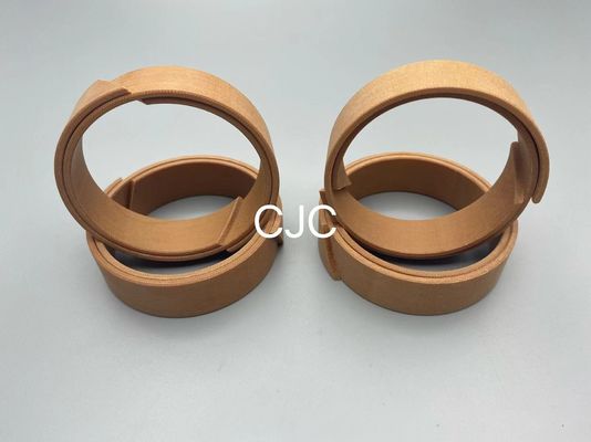Kekerasan 90 Shore Excavator Piston Seal Phenolic Guide Strips Wear Rings