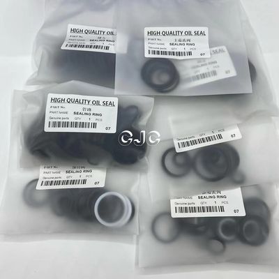 Kit Segel Minyak Silinder Hidrolik FKM Tahan Minyak Diameter 5-500mm Untuk SK200