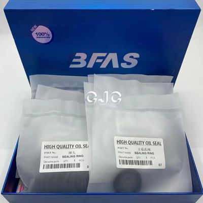 Kit Segel Minyak Silinder Hidrolik FKM Tahan Minyak Diameter 5-500mm Untuk SK200