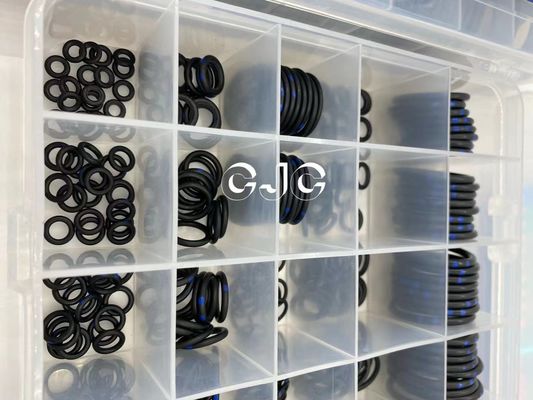 Kit Segel Karet Metrik Bukti Minyak, Kit Silinder Hidrolik 45 Pantai NBR Presisi Tinggi
