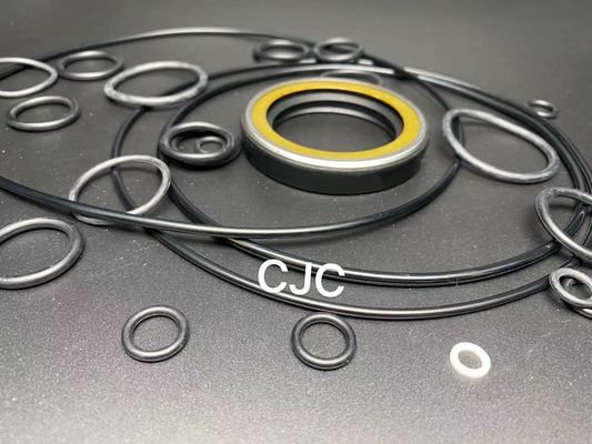 Kit Segel Motor Ayun Hidrolik penggali Dengan Bahan PTFE PU Tahan Panas