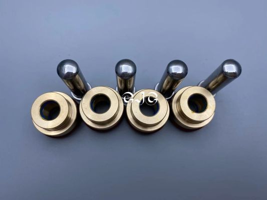 Perak Hidrolik Pilot Valve Pusher Bahan Tembaga NBR Untuk penggali