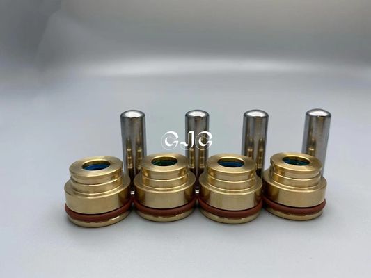 Perak Hidrolik Pilot Valve Pusher Bahan Tembaga NBR Untuk penggali