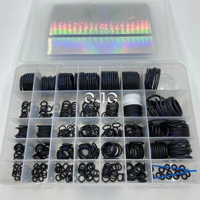 HNBR Bulldozer Rubber O Ring Kit, Kit Cincin Penyegel Tahan Debu FKM - 60-320 Derajat