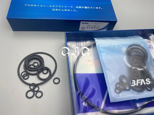 Kit Seal Pompa Hidrolik Daya Tahan Bahan VMQ ACM PTFE Untuk penggali PC130-7