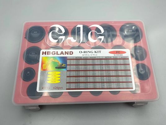 Komatsu Hidrolik O Ring Seal Kit Excavator NBR 90 Shore O Ring Kit Box