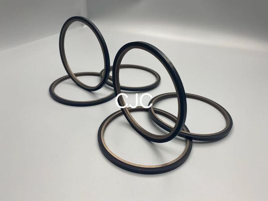 SPN PTFE Excavator Hidrolik Perunggu Piston Batang Segel Tahan Minyak
